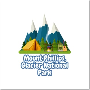 Mount Phillips, Glacier National Park Posters and Art